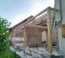Placement de poutres agrandissement
