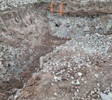 D&eacute;but  de chantier