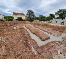 D&eacute;but  de chantier