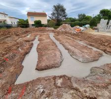 D&eacute;but  de chantier