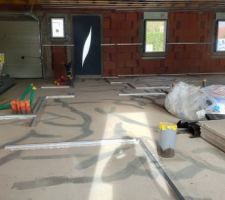 Rectifications des fissures de la dalle