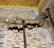 Changement des linteaux bois