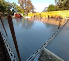 Coulage dalle : bien frais ! Miam