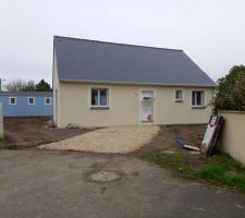 Terrassement termin&eacute;e par le professionnel