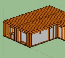 Ossature su rez-de-chaussée