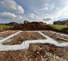 D&eacute;but des fondations !