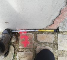 Borne 7 le mettre pour montrer la distance entre le clou et la fi du mur c&ocirc;t&eacute; Lot A