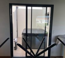 Patio avec spa