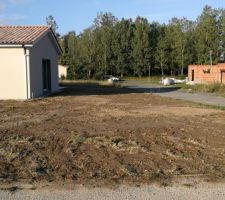 Terrassement en cours