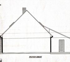 Oignon droit de la maison. Il y aura un passage de 4 mètres avant le terrain voisin.