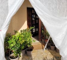 Installation  voile hivernage