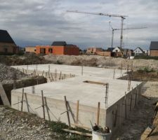 Dalles en train de secher