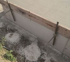 Dalles en cours de sechage