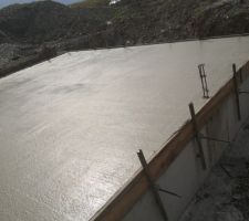 Dalles en cours de sechage