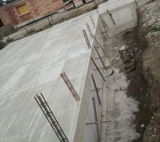 Dalles en train de secher