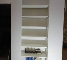 Aménagement placard salon en cours