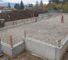 Tirage du sous dallage