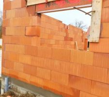 &Eacute;l&eacute;vation des murs en bio bric