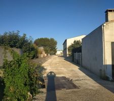 L'entr&eacute;e du lotissement