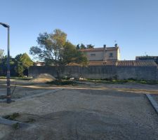 Le terrain vue NORD - SUD