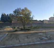 Le terrain vue NORD - SUD