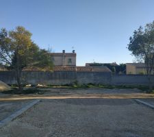 Le terrain vue NORD - SUD