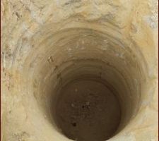 Fouille de puit de diamètre 80 cm