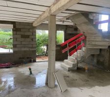 Barri&egrave;res de s&eacute;curit&eacute; pos&eacute;es avant de commencer l'int&eacute;rieur