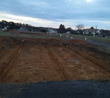 D&eacute;but du terrassement