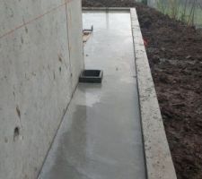 Mise en place de la terrasse