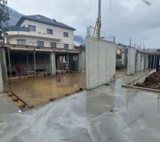 Mise en place de la terrasse