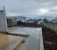 Mise en place de la terrasse