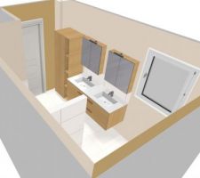 Salle de bain Aubade + Maisons Contoz