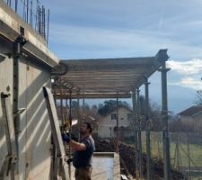 Préparation des supports pour coffrage Dalle étage