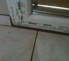 Diff&eacute;rentes vues du carrelage et des plinthes