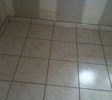 Diff&eacute;rentes vues du carrelage et des plinthes