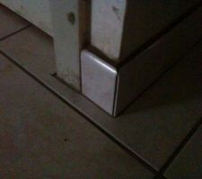 Diff&eacute;rentes vues du carrelage et des plinthes