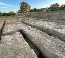 Fondations creusées