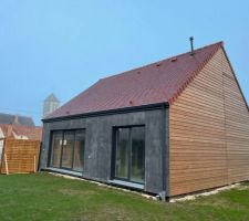 Presque un an après, la maison ossature bois est terminée. Bientôt la livraison