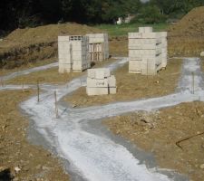 La partie chambre et salle de bain.