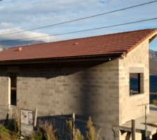 Charpente fermette + tuile ciment