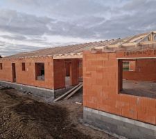 Charpente côté terrasse