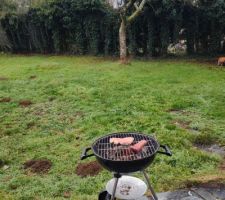 Ça aussi c'est prioritaire quand on a un boucher à 50 m du chantier :)