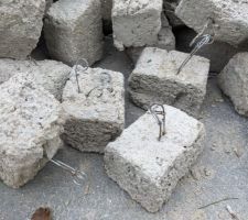 Cales en béton de 5cm