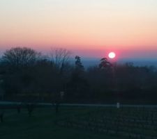 Petit coucher de soleil.