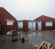 Vue sur la future pièce de vie