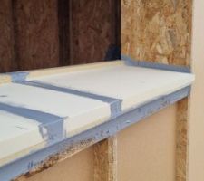 Étanchéité air/eau appuis de menuiseries