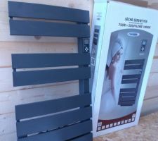 Radiateur de salle de bain : unboxing