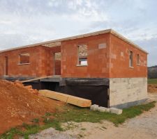 Charpente posée....