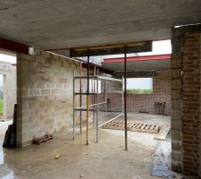 Pose du plancher de l?etage